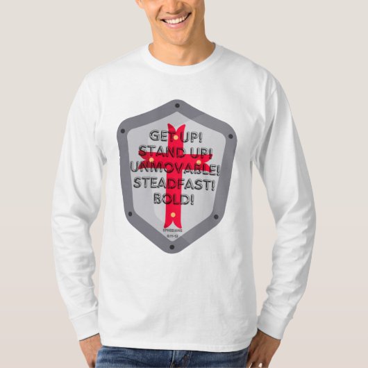 Sta op ! sta op! t-shirt (Voorkant)