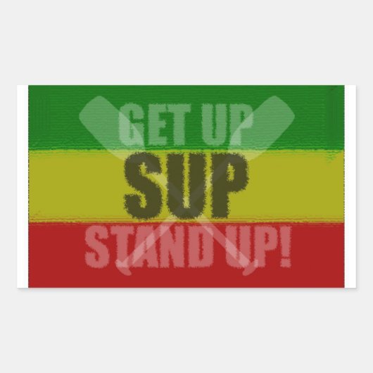 Sta op SUP Sticker (Voorkant)