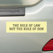 Sta op tegen autoritarisme bumpersticker (Op auto)