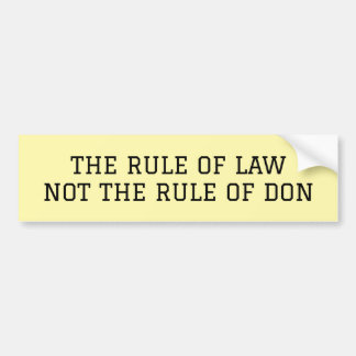 Sta op tegen autoritarisme bumpersticker