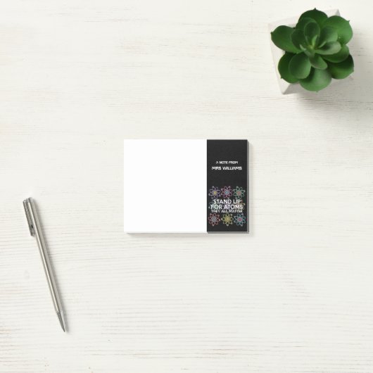 STA OP VOOR ATOMEN Leuke Wetenschap Post-it® Notes (Kantoor)