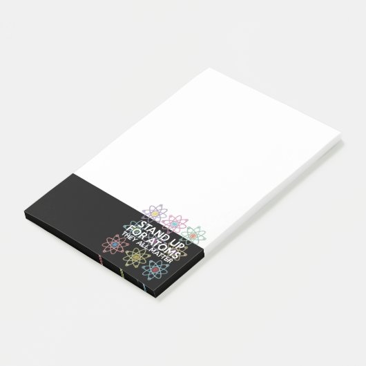 STA OP VOOR ATOMEN POST-IT® NOTES (Schuin)