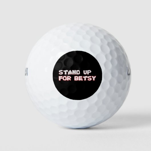 sta op voor betsy ross golfballen (Voorkant)
