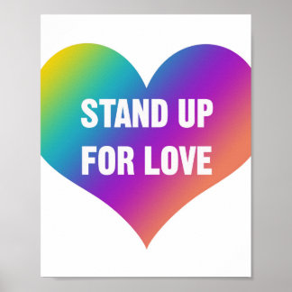 Sta op voor de liefde poster