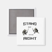 Sta op voor je rechter Sticker Magneet (Voorkant / Achterkant)