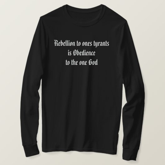 Sta op voor je Verlosser T-shirt (Design voorkant)