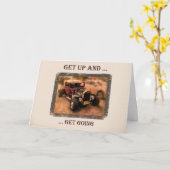 Sta op, word gezond kaart (Gele Bloem)