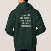 Sta pal voor Justice Hoodie | pro-Palestina (Achterkant)
