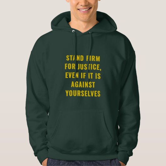 Sta pal voor Justice Hoodie | pro-Palestina (Voorkant)