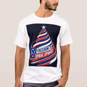 Sta rechtop en blijf stijgen met dit stoutmoedige  t-shirt