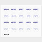Sta Samen Minneapolis  Ronde Sticker (Vel)