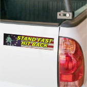 Sta snel, raak terug bumpersticker (Op Truck)