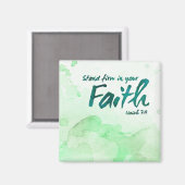 Sta stevig in je geloofsmagneet magneet (Voorkant / Achterkant)