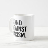 Sta tegen racisme koffiemok (Voorkant links)