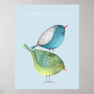 Sta vandaag poster op