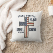 Sta voor de Vlag Patriottisch Kruisontwerp_1 Kussen (Deken)
