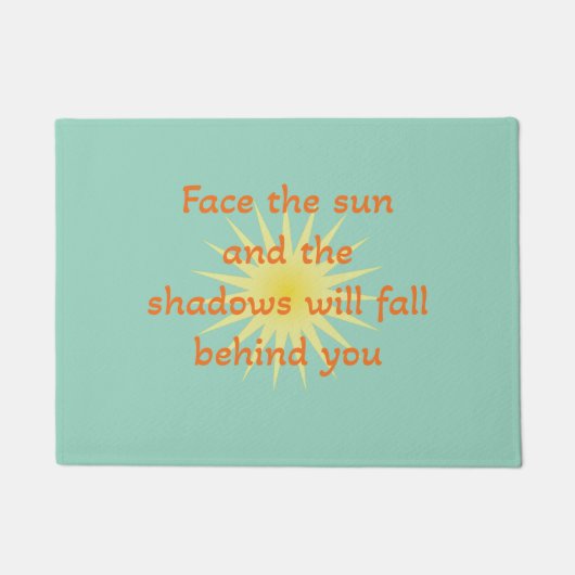 Sta voor de zon deurmat (Voorkant)