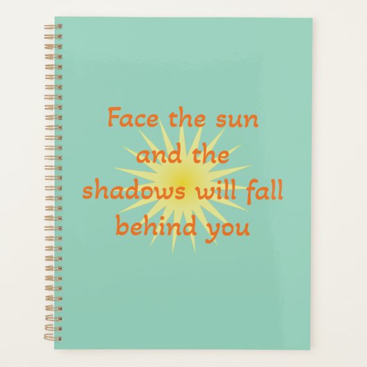 Sta voor de zon planner (Voorkant)