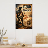 Sta Voor Je Rechten Poster (Keuken)