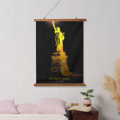 Sta voor vrijheid: Vrijheidsbeeld Hangend Wandkleed (Slaapkamer)