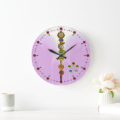 STAAF VAN ASCLEPIUS 7 CHAKRAS, YOGA, SPIRITUELE GROTE KLOK (Huis)