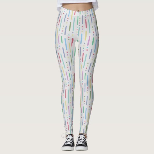 Staafafbijtmiddelen en stippen leggings (Voorkant)