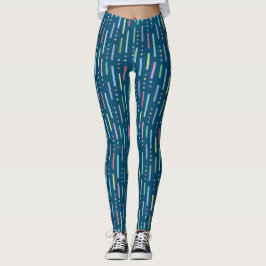 Staafafbijtmiddelen en stippen leggings