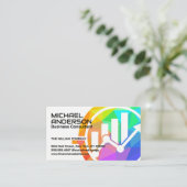 staafdiagram | Financieel Visitekaartje (Staand voorkant)