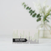 Staafdiagram (groen) | Pijl Visitekaartje (Staand voorkant)