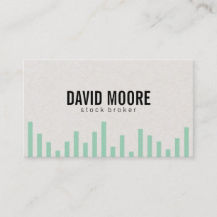 Staafdiagram (groen) visitekaartje