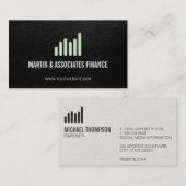 Staafdiagram | Mint Visitekaartje (Voorkant / Achterkant)