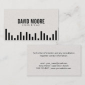 Staafdiagram Visitekaartje (Voorkant / Achterkant)