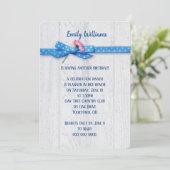 staafje op de achtergrond van hout kaart (Staand voorkant)