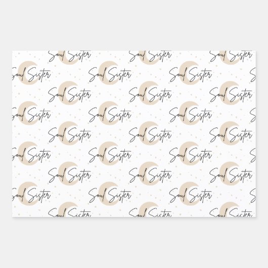 Staafje van 3 sol zuster-wikkelpapier inpakpapier vel (Voorkant 2)