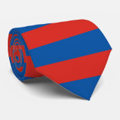 Staafjes van de Haïtiaanse vlag Stropdas (Opgerold)