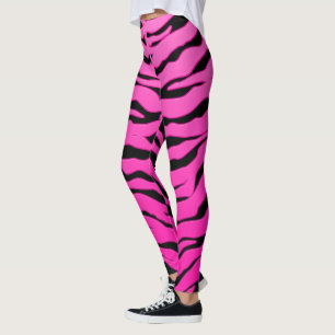 Staafjes voor roze en zwarte dieren leggings