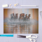 Staafkwestie bij ontkoppeling van paarden tissuepapier (Craft)