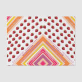 Staafpapierstroop, aardbei tissuepapier (Voorkant)