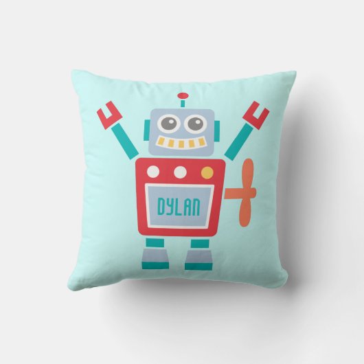  staafrobot Speelgoed voor kinderen kamer Kussen (Achterkant)