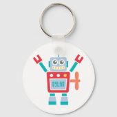 staafrobot Speelgoed voor kinderen Sleutelhanger (Voorkant)