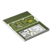 Staafroosters voor militaire geviering van het Sno Notitieblok (Schuin)