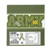 Staafroosters voor militaire geviering van het Sno Notitieblok (Voorkant)