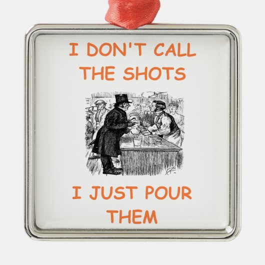 staaftender metalen ornament (Voorkant)