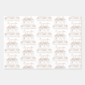 Staafvellen voor het opwarmen van woningen, set va inpakpapier vel (Voorkant 3)