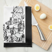 Staaigoed Startdeeg Amerikaanse MoJo Kitchen Tow Theedoek (Quarter Fold)