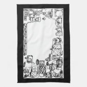 Staaigoed Startdeeg Amerikaanse MoJo Kitchen Tow Theedoek (Verticaal)