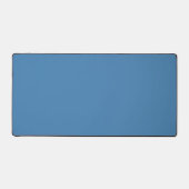 Staal Blauw Grijs Effen Kleur Bureaumat (Voorkant)