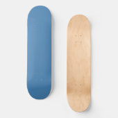 Staal Blauw Grijs Effen Kleur Persoonlijk Skateboard (Voorkant)