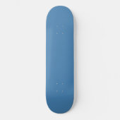 Staal Blauw Grijs Effen Kleur Persoonlijk Skateboard (Voorkant)