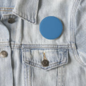 Staal Blauw Ronde Button 5,7 Cm (In situ)